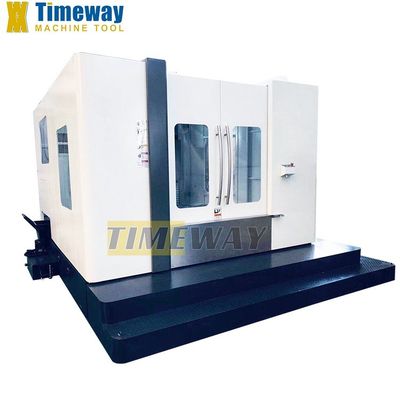 15 T Peso HMC800 Máquina de fresado CNC de 3 ejes para el mecanizado de metales Diseño horizontal