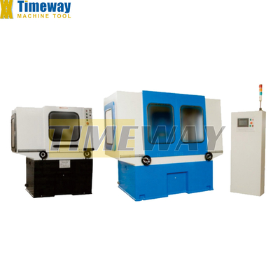Máquina de trituración con doble cabeza de molienda de control semiautomático para piezas de trabajo pesadas