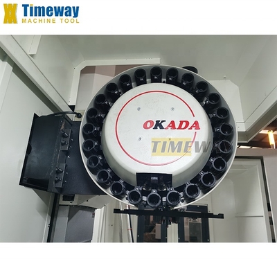 Máquina de fresado CNC de metal de primera categoría con 600 mm de recorrido de la mesa y 8000 rpm de velocidad del eje