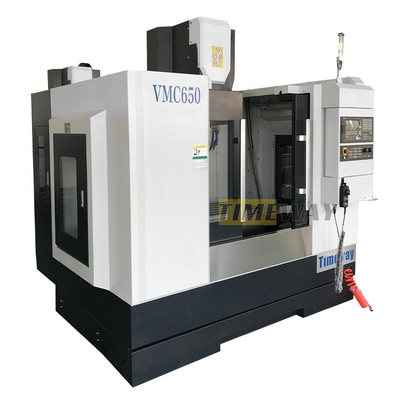 420x800mm Mesa de trabajo Tamaño Vmc650 Centro de mecanizado vertical CNC de 3 ejes para fresado de metales
