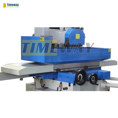 Máquina de rectificación de superficies metálicas con tamaño de mesa 406x1020 y alimentación cruzada de 0,02 rueda de mano