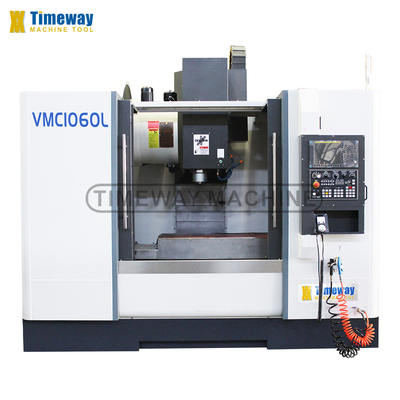 Máquina de fresado vertical CNC de 600 mm VMC1060L con capacidad de 24 cargadores de herramientas
