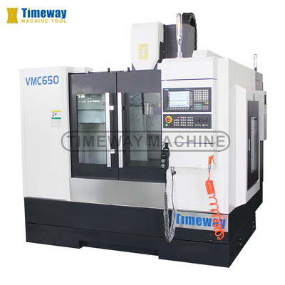 VMC650 Centro de mecanizado vertical Máquina de fresado CNC con precisión de posicionamiento de ±0,01 mm