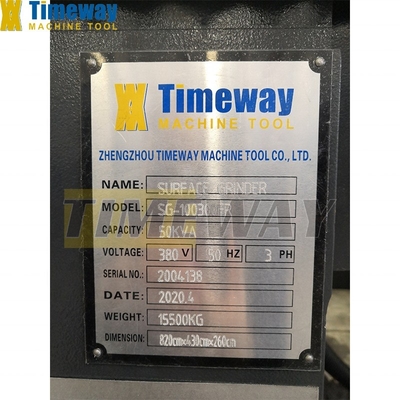 SG-100220FR Tipo móvil de columna de rectificador de superficies de alta precisión para la superficie del tren de rectificación
