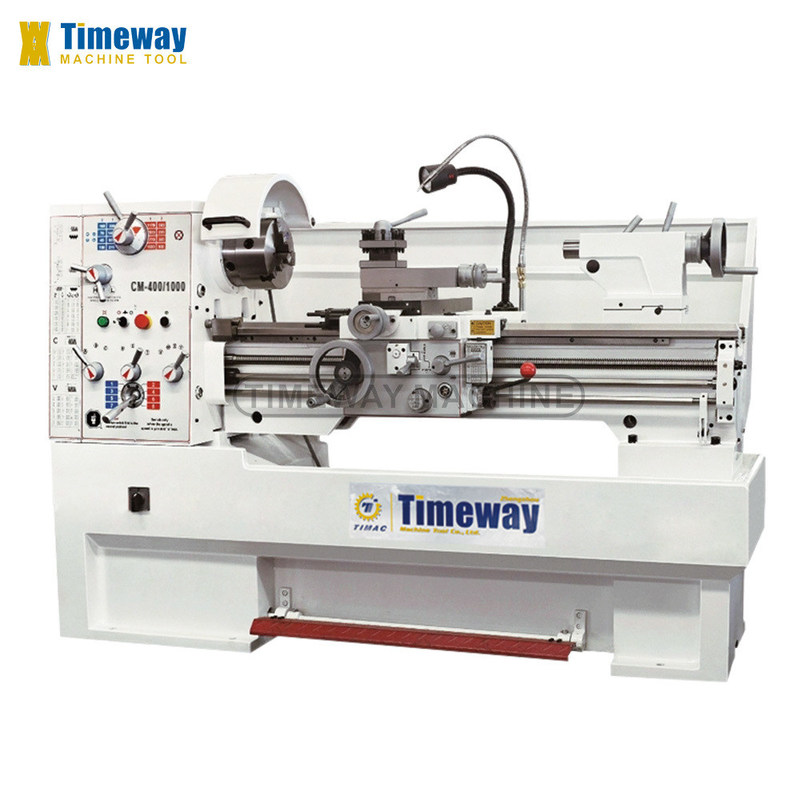 Diámetro de oscilación 410mm de trabajo ligero de precisión de la brecha de cama torno CM-400 con rendimiento