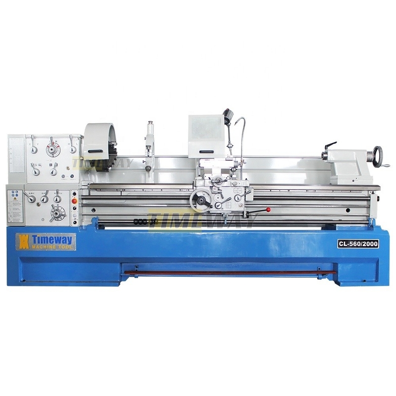 Máquina de torno manual de alta precisión con velocidad de eje 25 2000 rpm