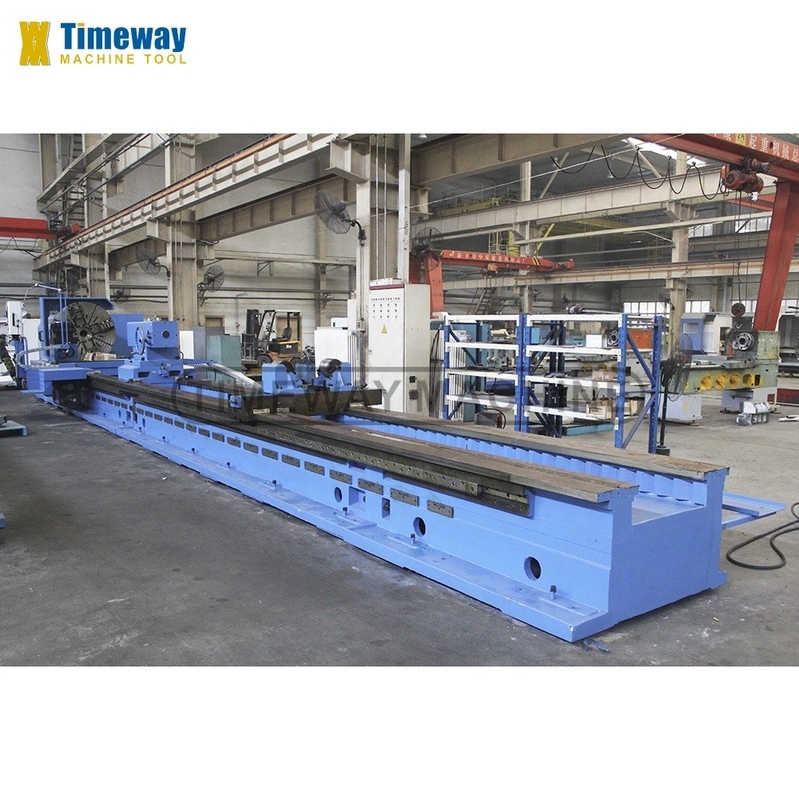 Potencia del motor del husillo de 30kW Multifunciones CNC Torno de cama plana para pieza de trabajo larga 9800mm