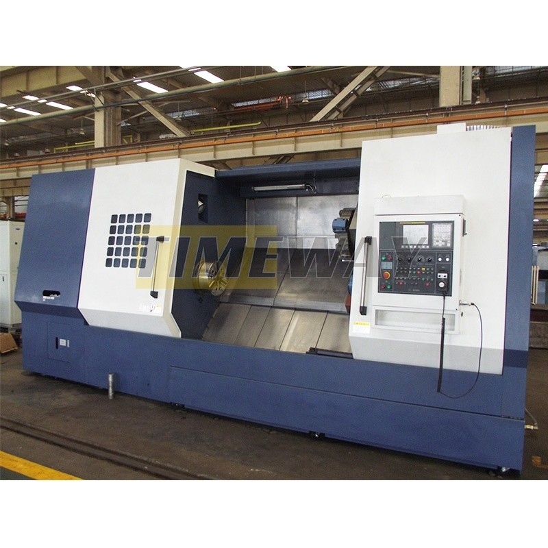 Velocidad máxima del husillo 2000 rpm Torno CNC horizontal de 4 ejes ideal para la producción en volumen