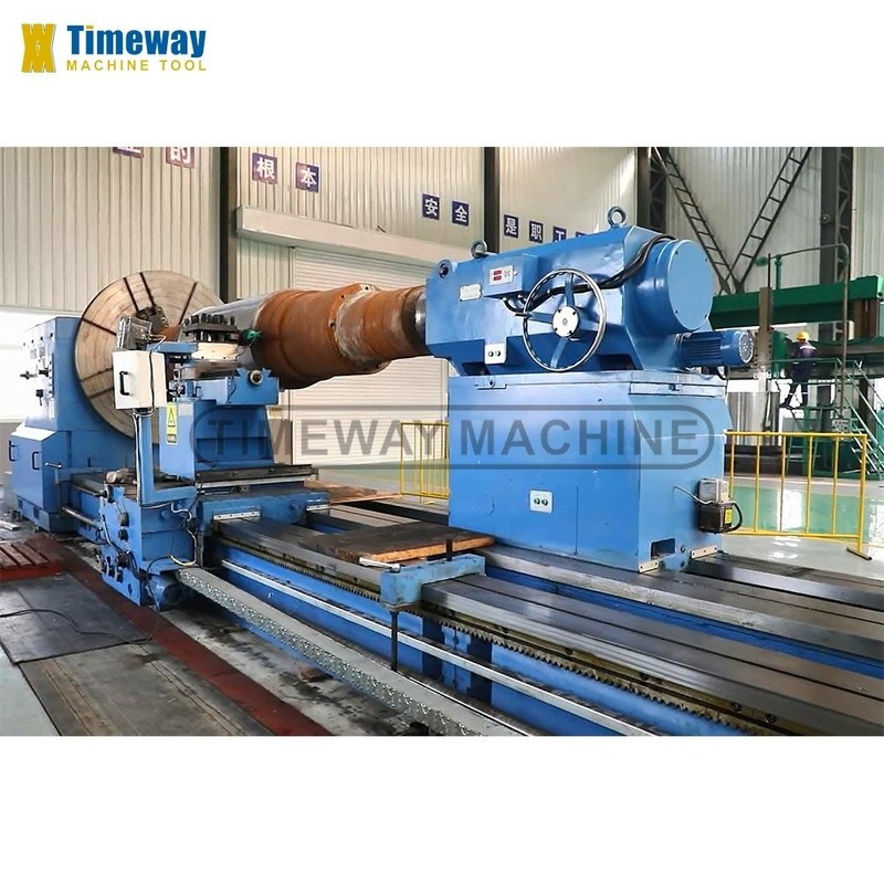 Alta rigidez 1 7 Eje de perno con perno de 300 mm de longitud de la cola de la pluma de viaje de tipo gigante Torno Machine