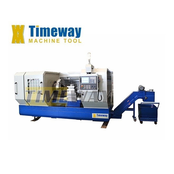 Centro de mecanizado de hilos de tubería de torno de tierra de petróleo de la serie QK-255F con 420 mm de viaje por eje X
