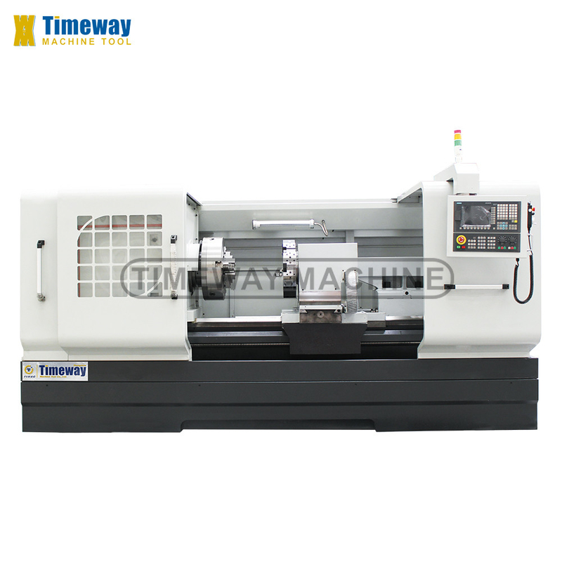 QK-200 máquina de tornos CNC con 4 puestos de herramientas y sistema de control FANUC
