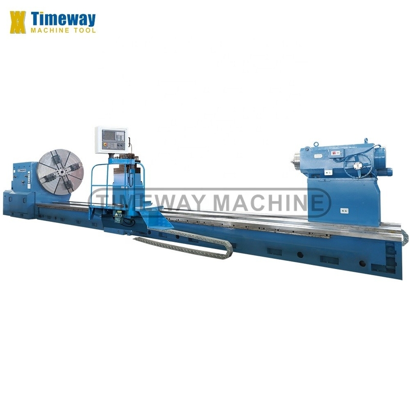 Torno CNC metálico AK-2000H Alta precisión y trabajo pesado con el par máximo del mandril 80KN.m
