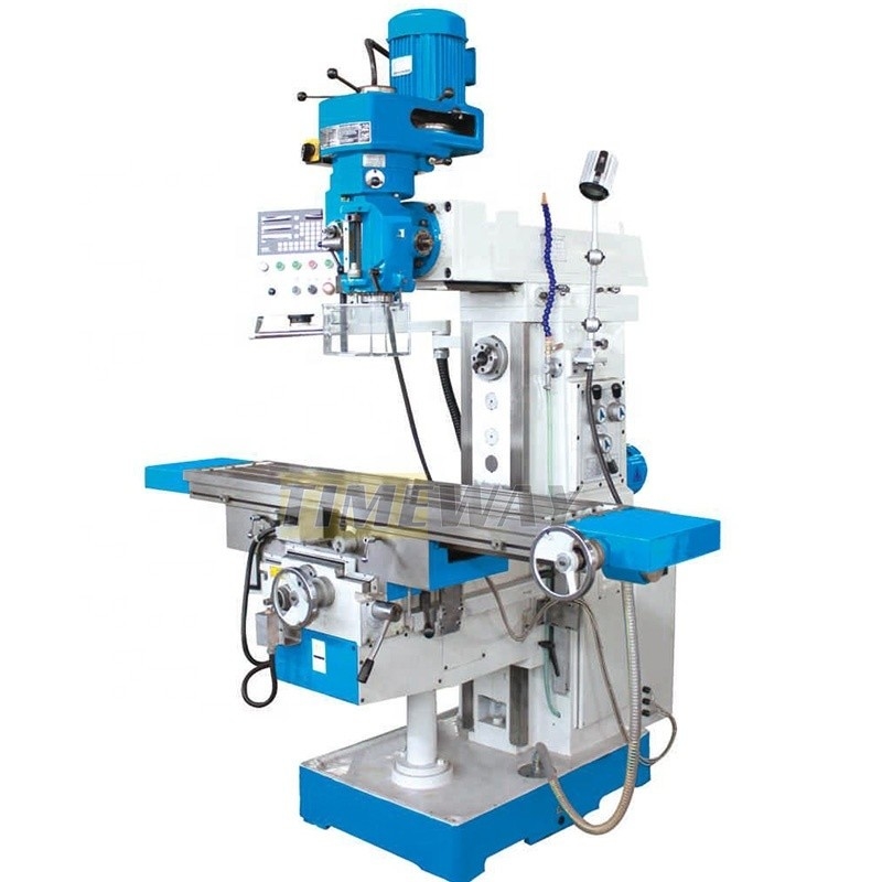 Máquina de fresado de torreta manual de 1000 mm con rango de velocidad del husillo 65-4660 rpm