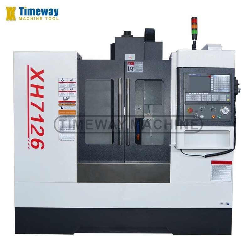 2400KG de peso Tipo de cama Máquina de fresado vertical Herramienta XH7126 con 12 ATC Capacidad