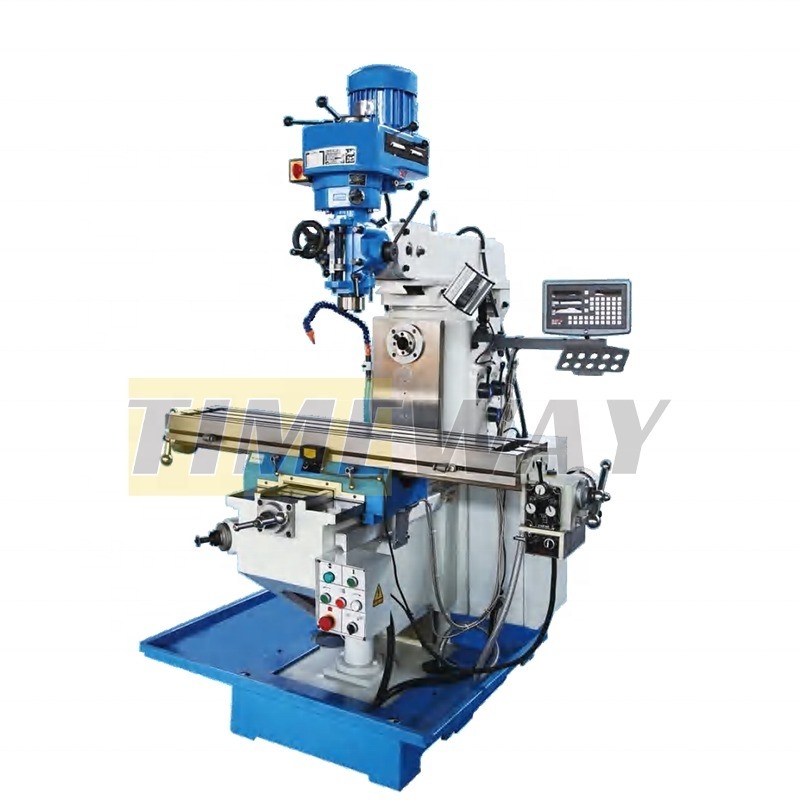 TM400 Máquina de fresado de torreta H/V para fresado y fresado de precisión en talleres de materiales de construcción