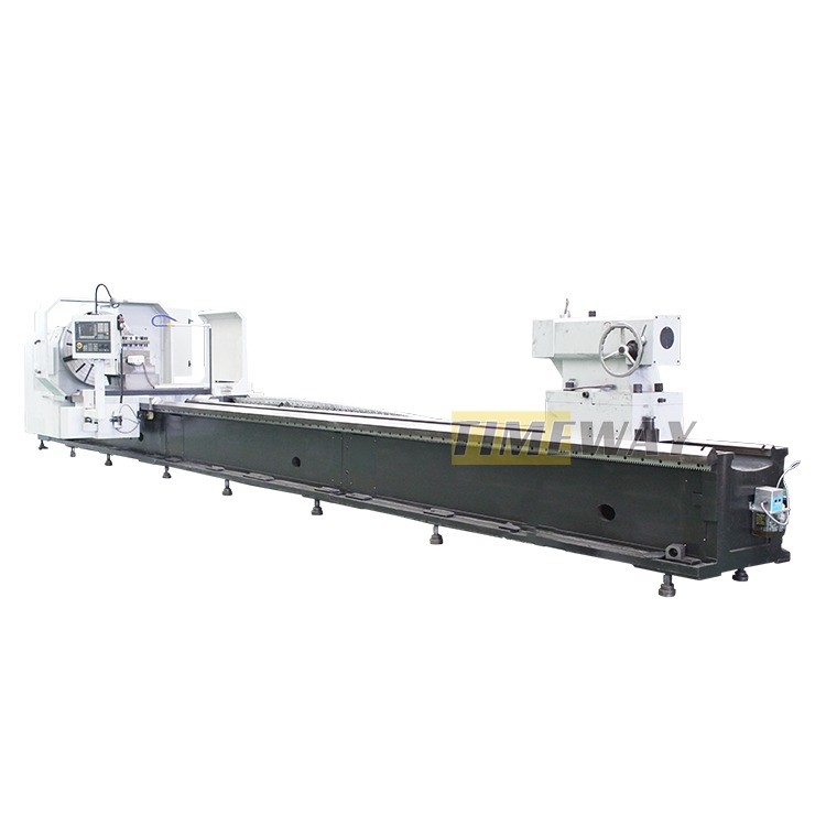 4800 mm Max. longitud girada universal horizontal máquina de torsión de trabajo pesado con 5m swing