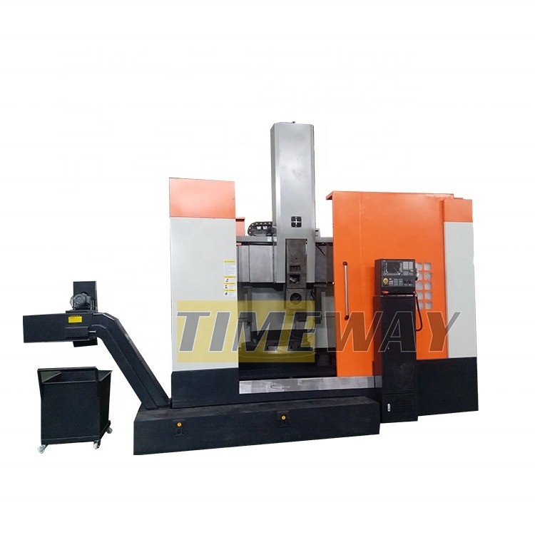 Máquina de torno vertical de columna única con 1000 mm de recorrido en el eje Y y 1000 mm de altura máxima