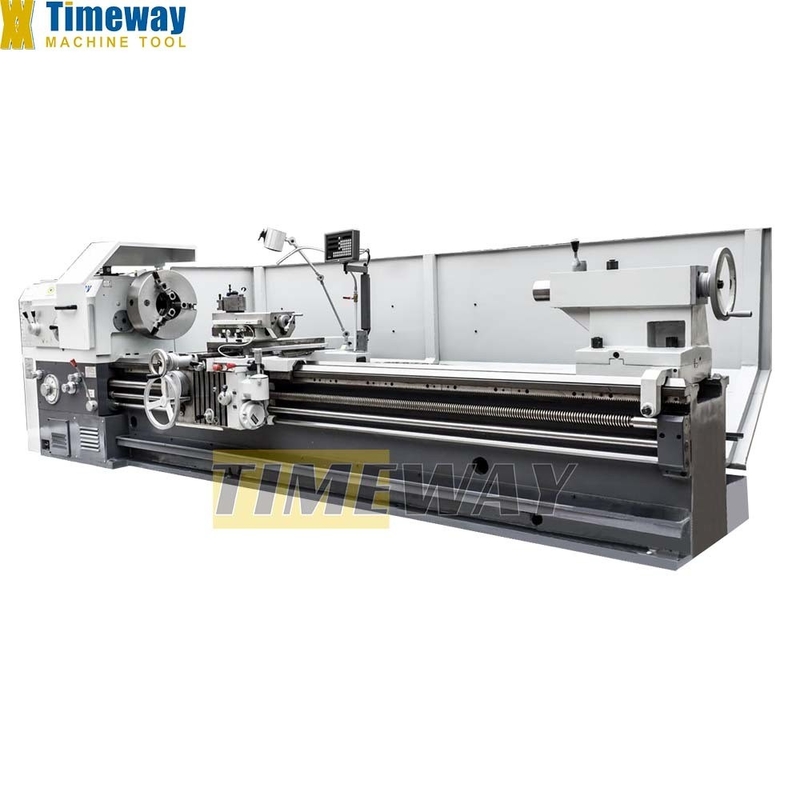 AL-1000 Máquina de torno horizontal de trabajo pesado para metal con perforación óptima del husillo 100 mm