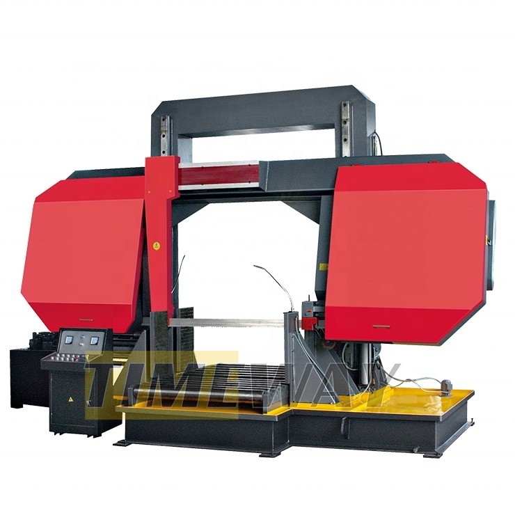 Máquina de aserrar bandas metálicas de cornisa semiautomática competitiva con 220-380V de voltaje
