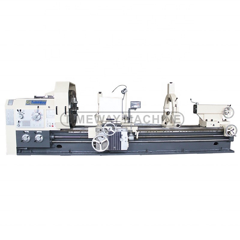 Mecanizado con el torno horizontal de trabajo pesado AL-1000B Max. longitud de la pieza de trabajo 12000mm