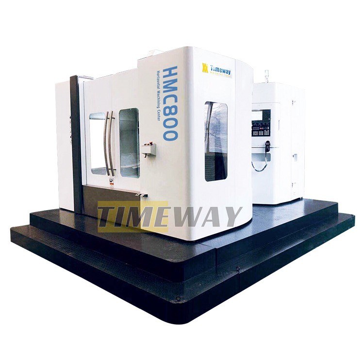 15 T Peso HMC800 Máquina de fresado CNC de 3 ejes para el mecanizado de metales Diseño horizontal