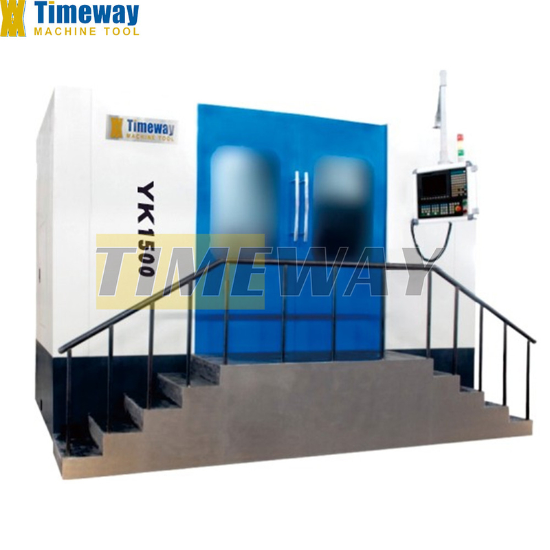 Máquina de desmontaje de engranajes CNC de potencia YK1500 para desmontaje de engranajes de disco 18000 KG Peso