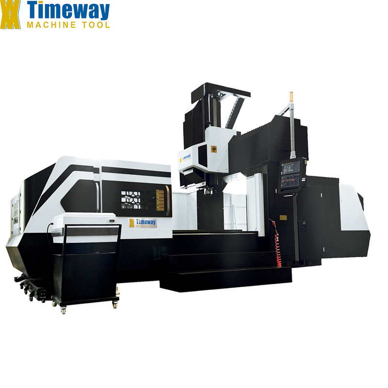 ±0.005 Precisión de posicionamiento Centro de mecanizado de tipo pórtico GMC1800 Máquina de fresado CNC